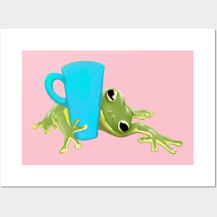 Coffee Frog Posters and Art